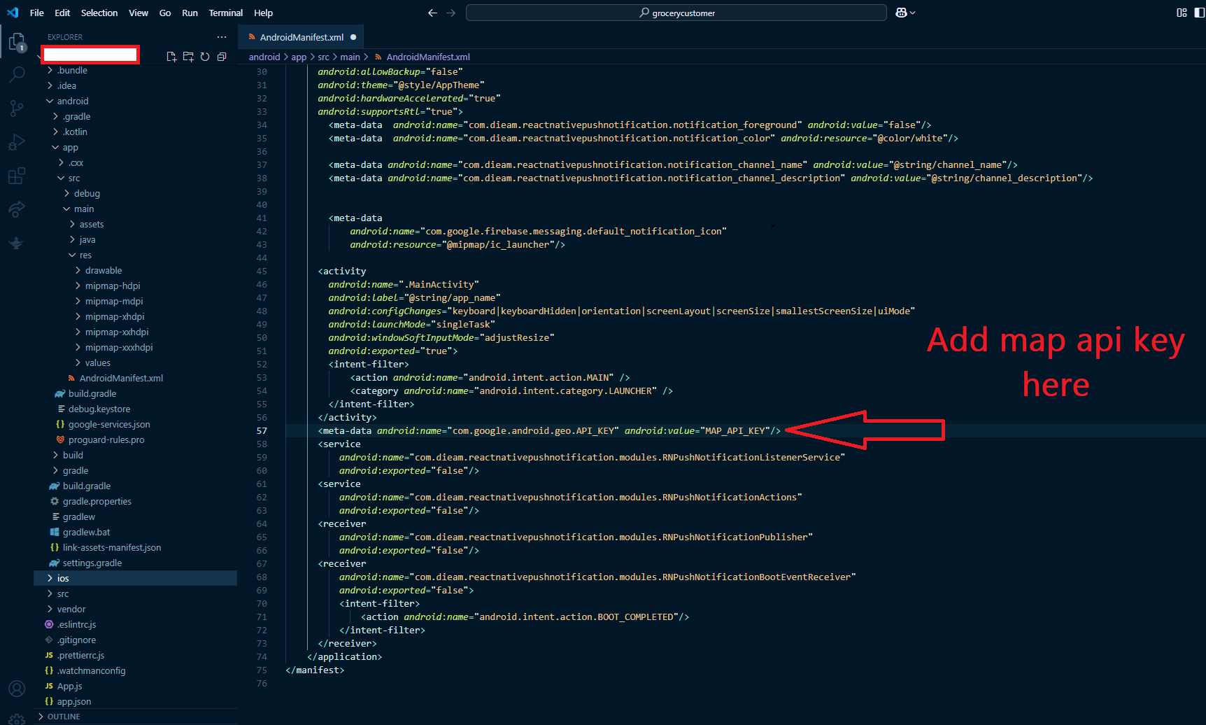 Android Map API Key Setup